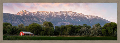The Red Barn Large Wall Art