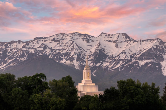 Orem Utah Daybreak Large Wall Art Gallery Wrap