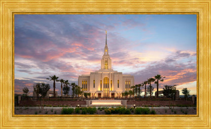 Red Cliffs Utah Evening Glow Large Wall Art