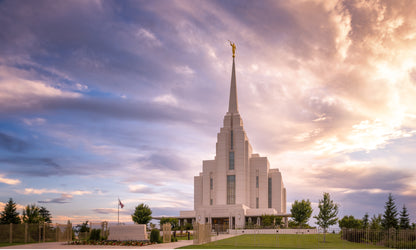 Rexburg Cloudy Large Wall Art