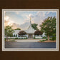 Memphis Temple Glorious Sunset