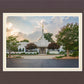 Memphis Temple Glorious Sunset