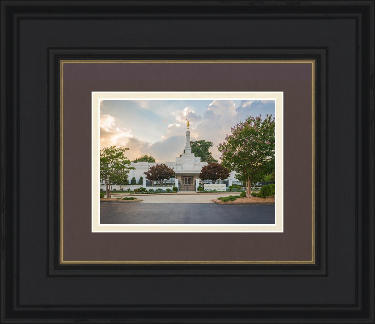 Memphis Temple Glorious Sunset
