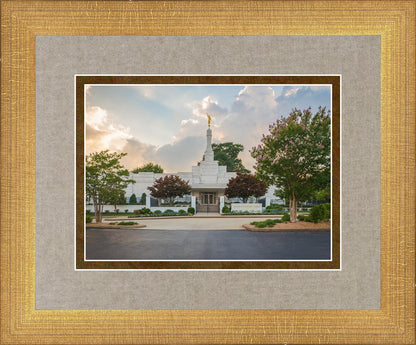 Memphis Temple Glorious Sunset