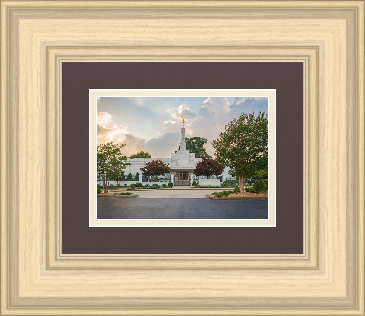Memphis Temple Glorious Sunset