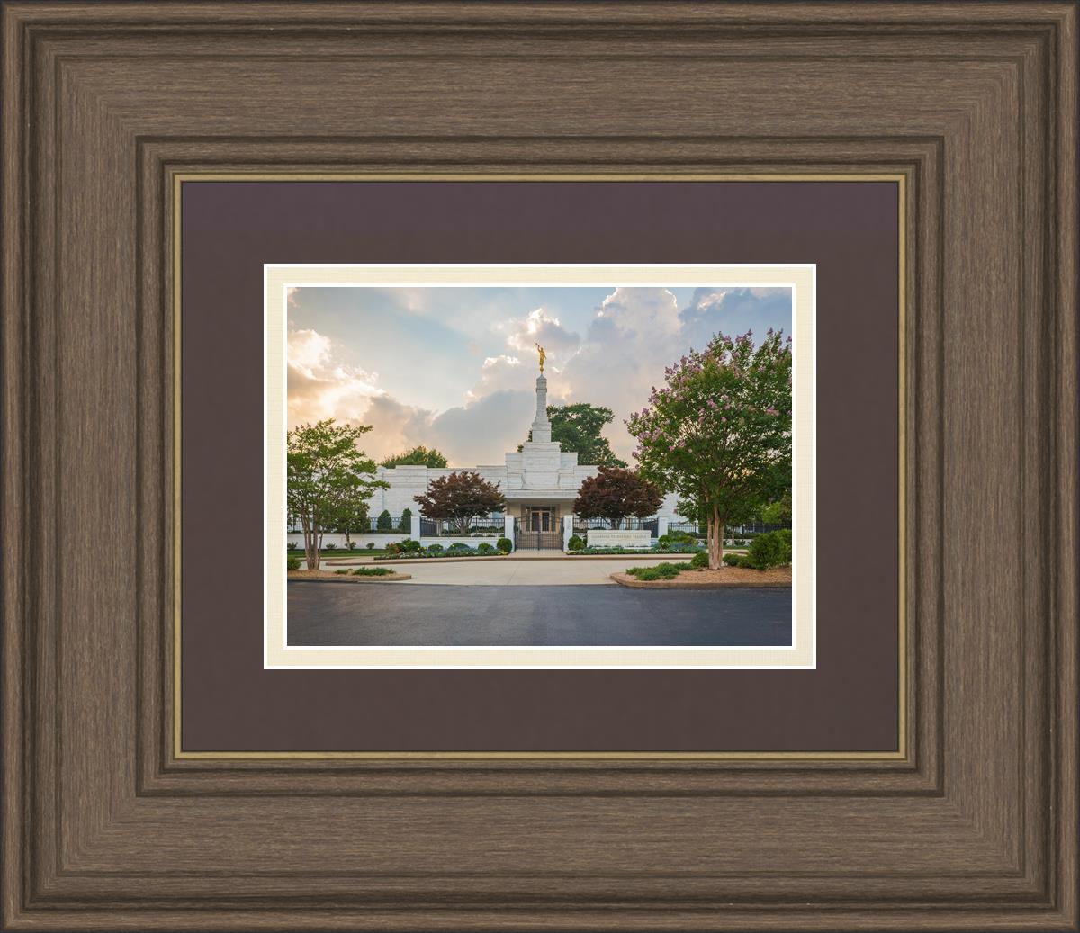 Memphis Temple Glorious Sunset