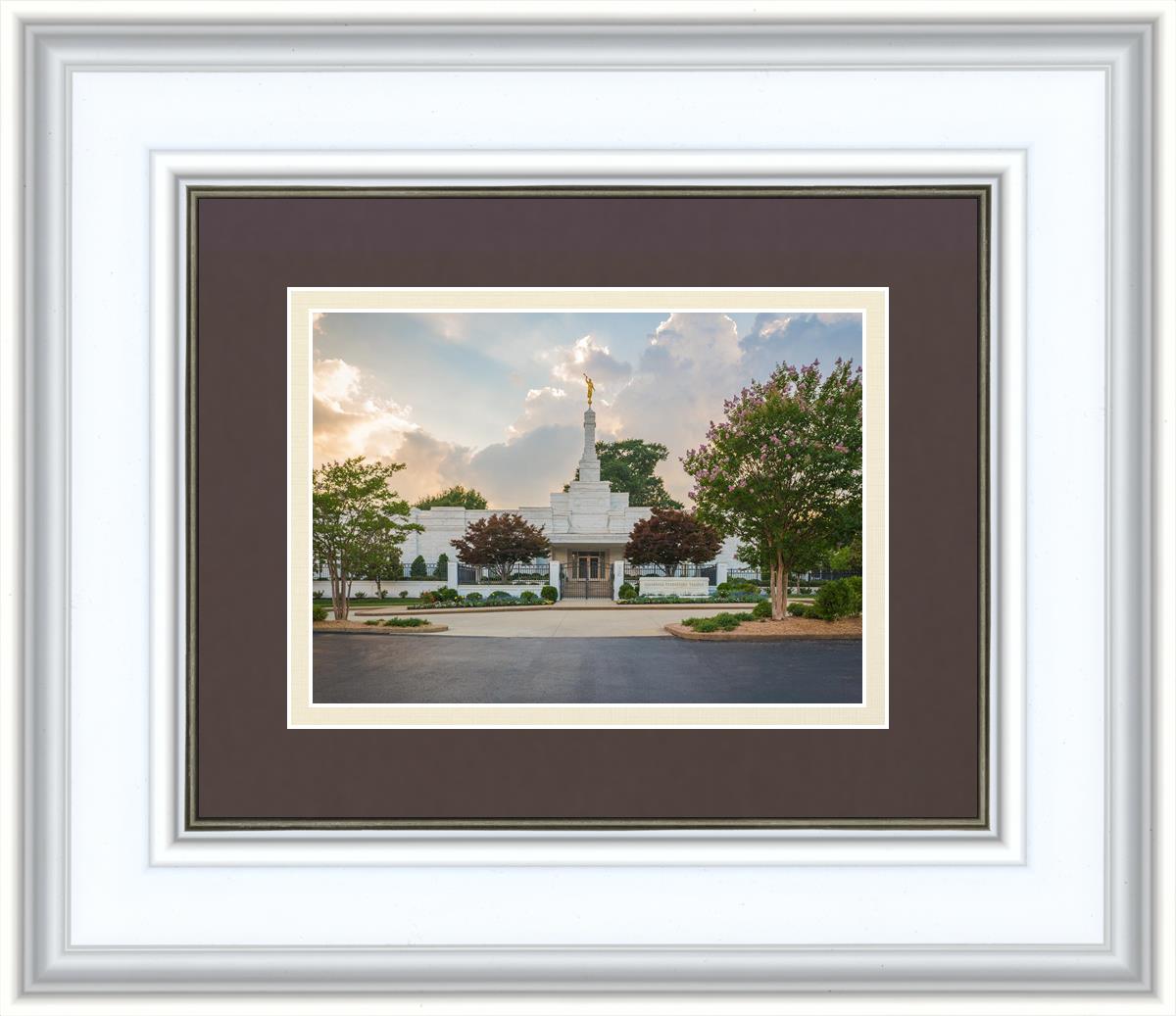 Memphis Temple Glorious Sunset