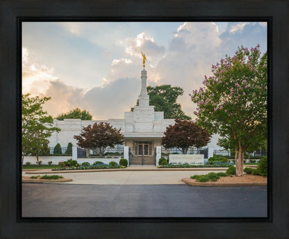 Memphis Temple Glorious Sunset