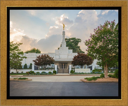 Memphis Temple Glorious Sunset