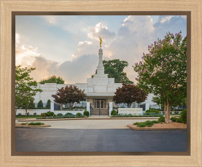 Memphis Temple Glorious Sunset