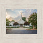 Memphis Temple Glorious Sunset