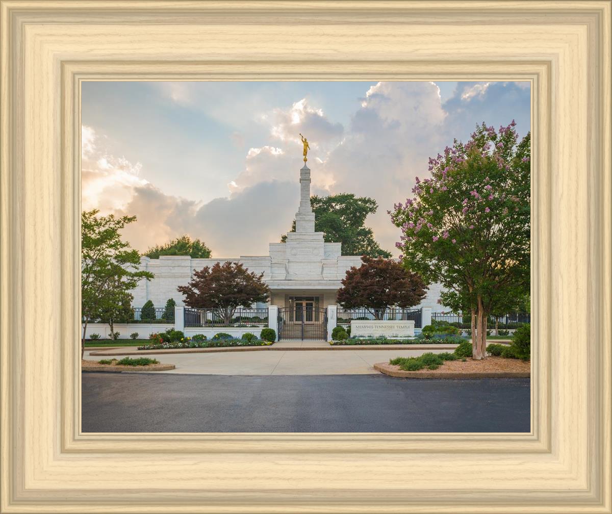 Memphis Temple Glorious Sunset