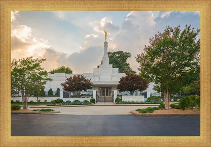 Memphis Temple Glorious Sunset