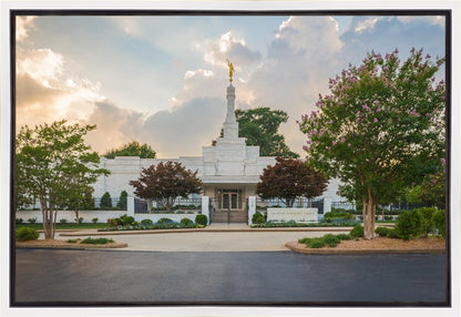 Memphis Temple Glorious Sunset