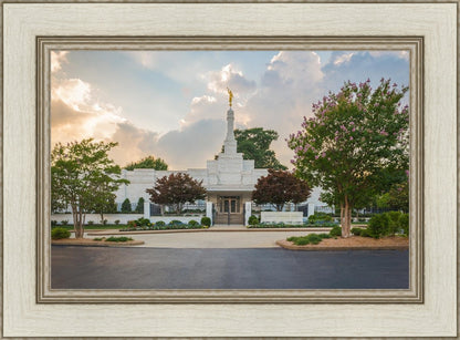 Memphis Temple Glorious Sunset