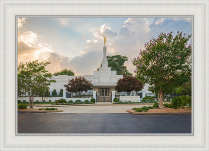 Memphis Temple Glorious Sunset