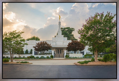 Memphis Temple Glorious Sunset