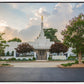 Memphis Temple Glorious Sunset