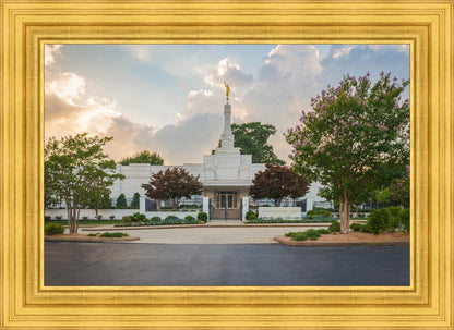 Memphis Temple Glorious Sunset