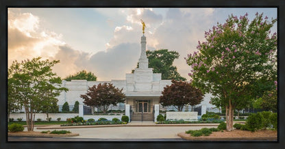 Memphis Temple Glorious Sunset