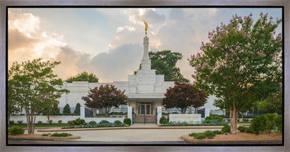 Memphis Temple Glorious Sunset