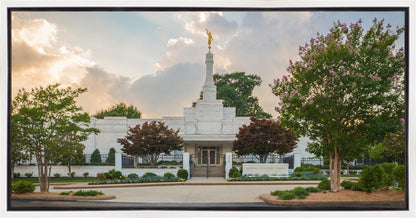 Memphis Temple Glorious Sunset