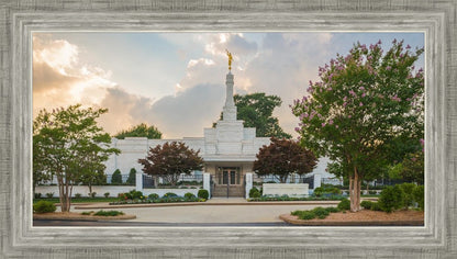 Memphis Temple Glorious Sunset