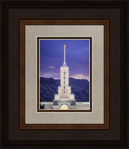 Mount Timpanogos Purple Mountains