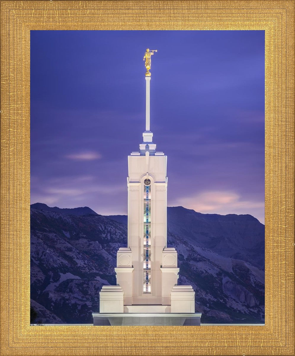 Mount Timpanogos Purple Mountains