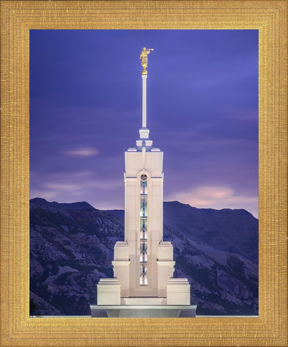 Mount Timpanogos Purple Mountains