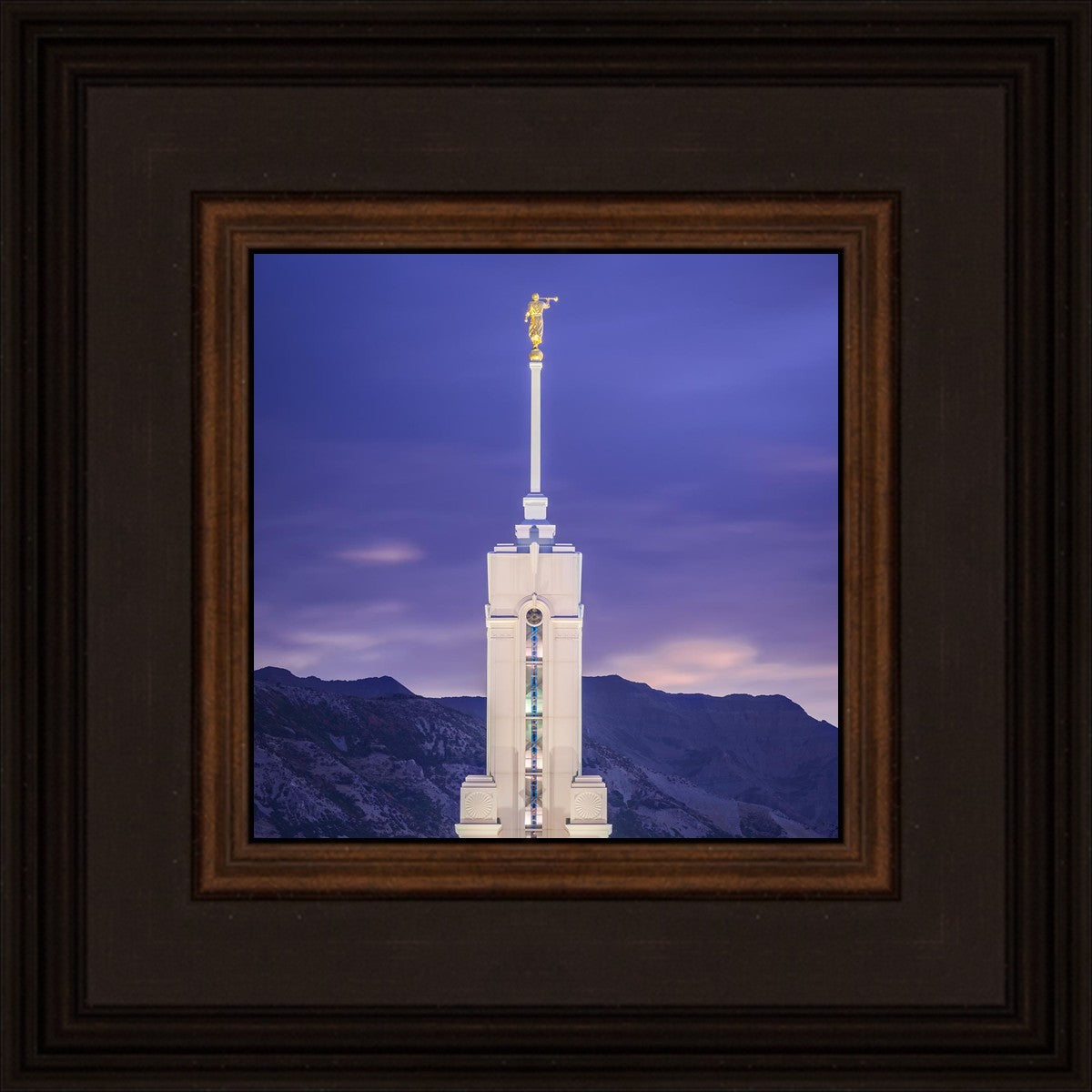 Mount Timpanogos Purple Mountains