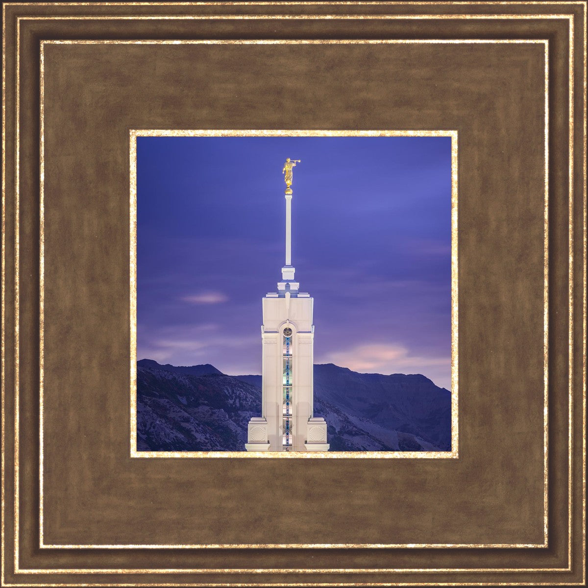 Mount Timpanogos Purple Mountains