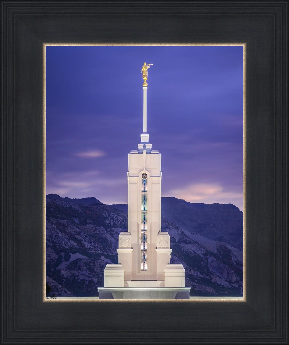 Mount Timpanogos Purple Mountains