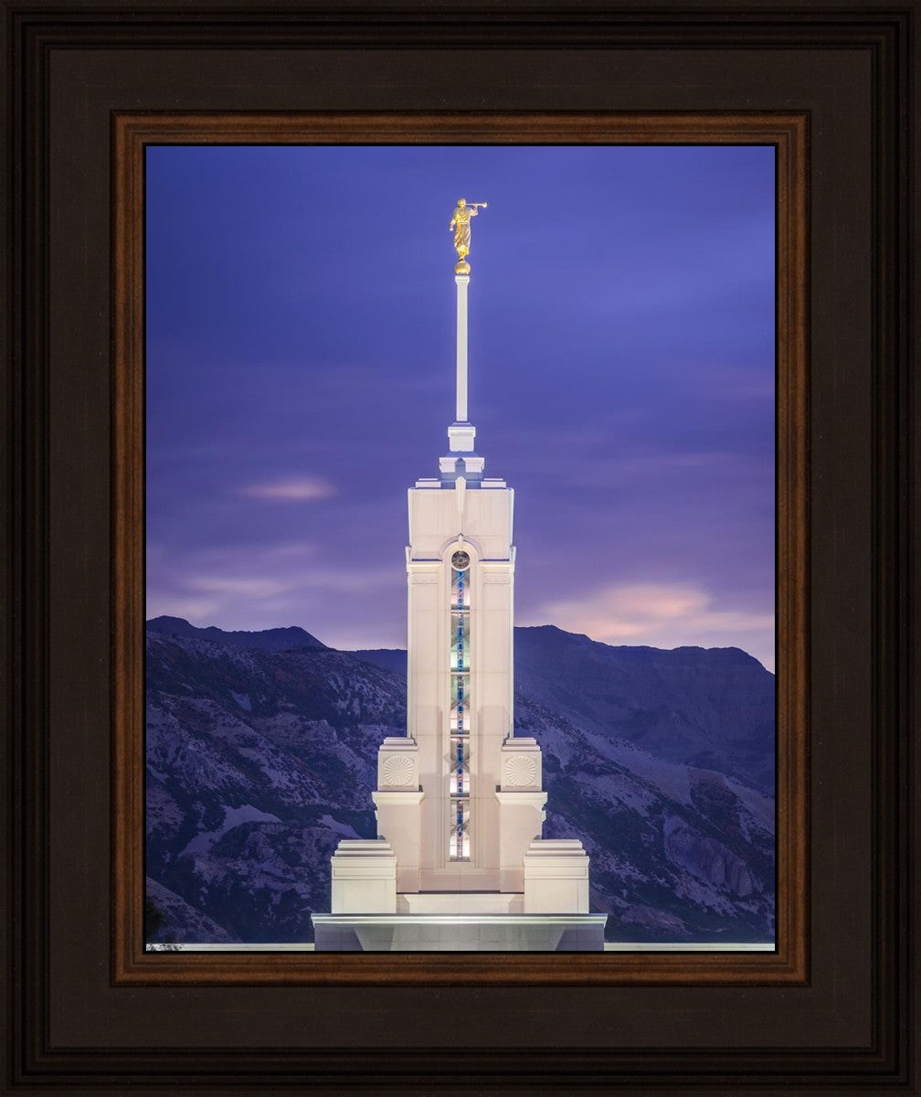 Mount Timpanogos Purple Mountains