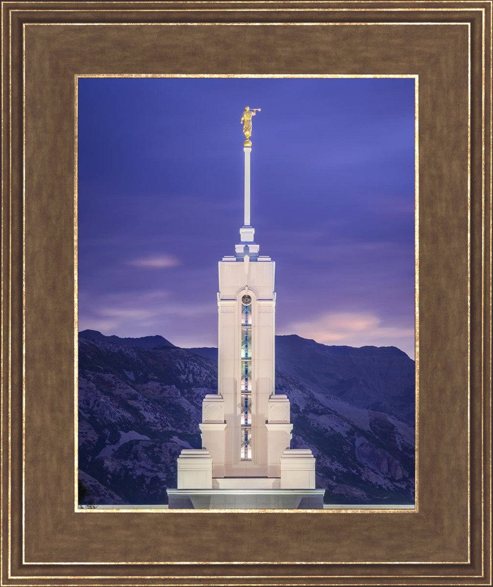 Mount Timpanogos Purple Mountains