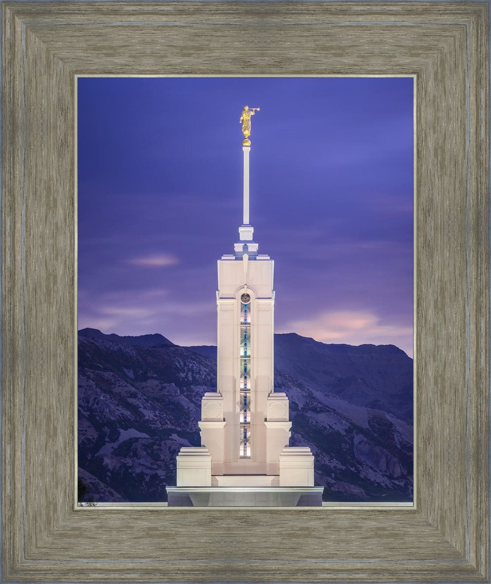 Mount Timpanogos Purple Mountains