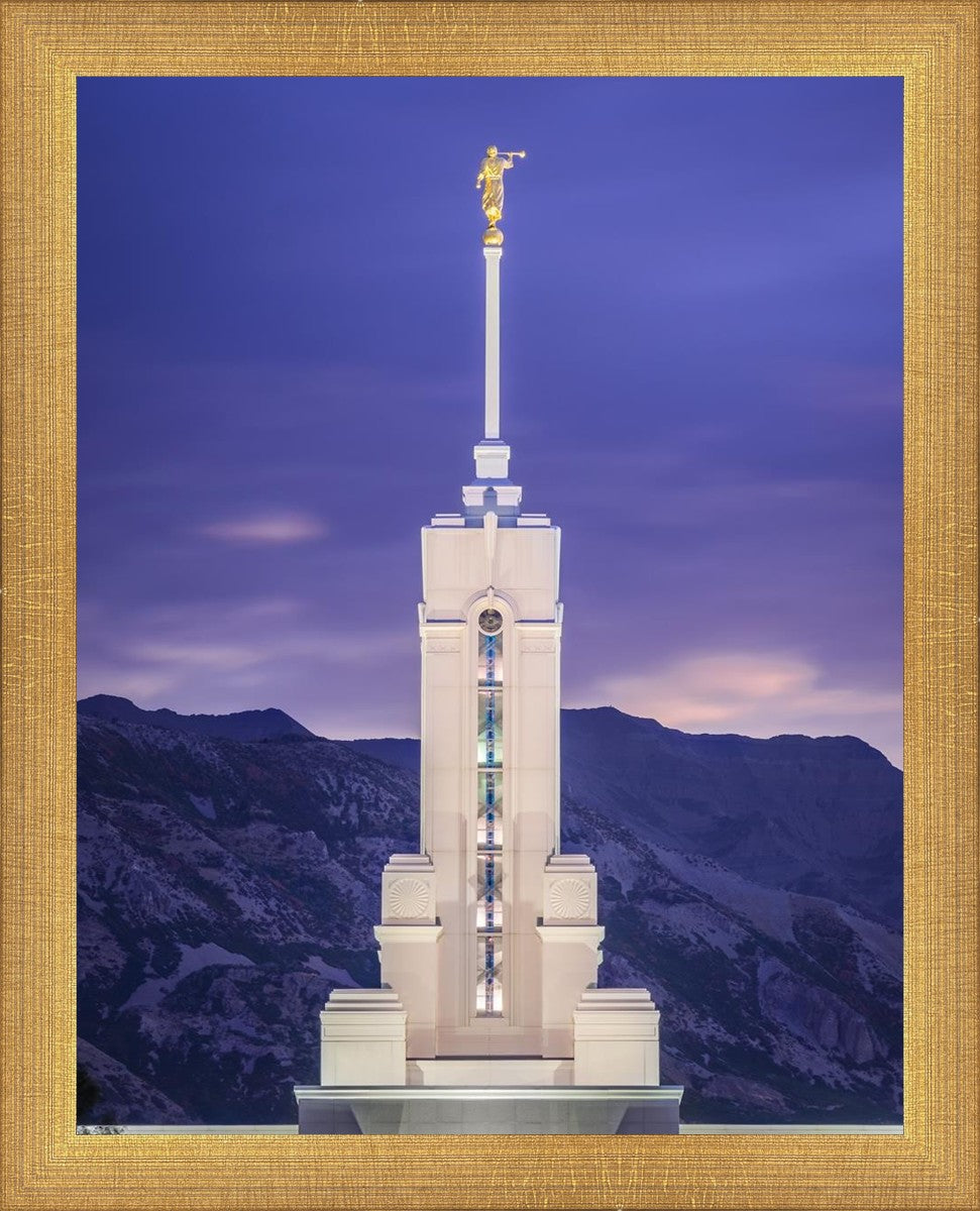 Mount Timpanogos Purple Mountains