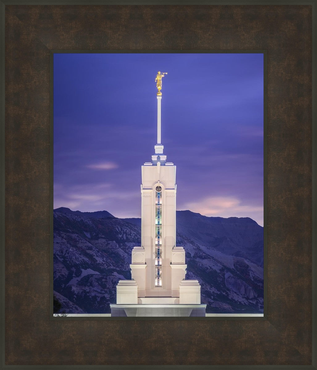 Mount Timpanogos Purple Mountains