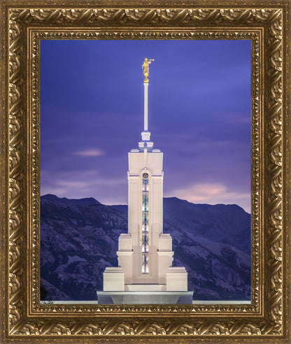 Mount Timpanogos Purple Mountains