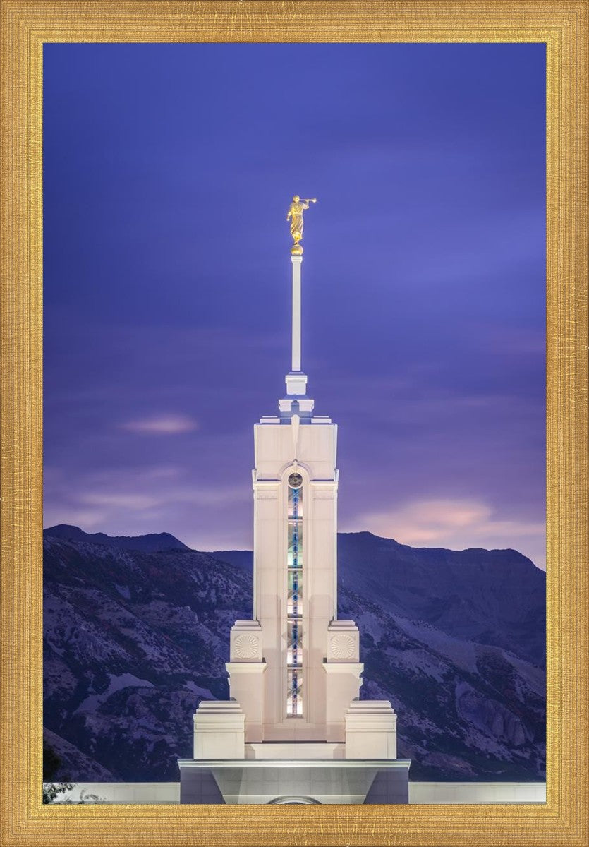 Mount Timpanogos Purple Mountains