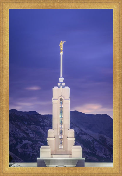 Mount Timpanogos Purple Mountains