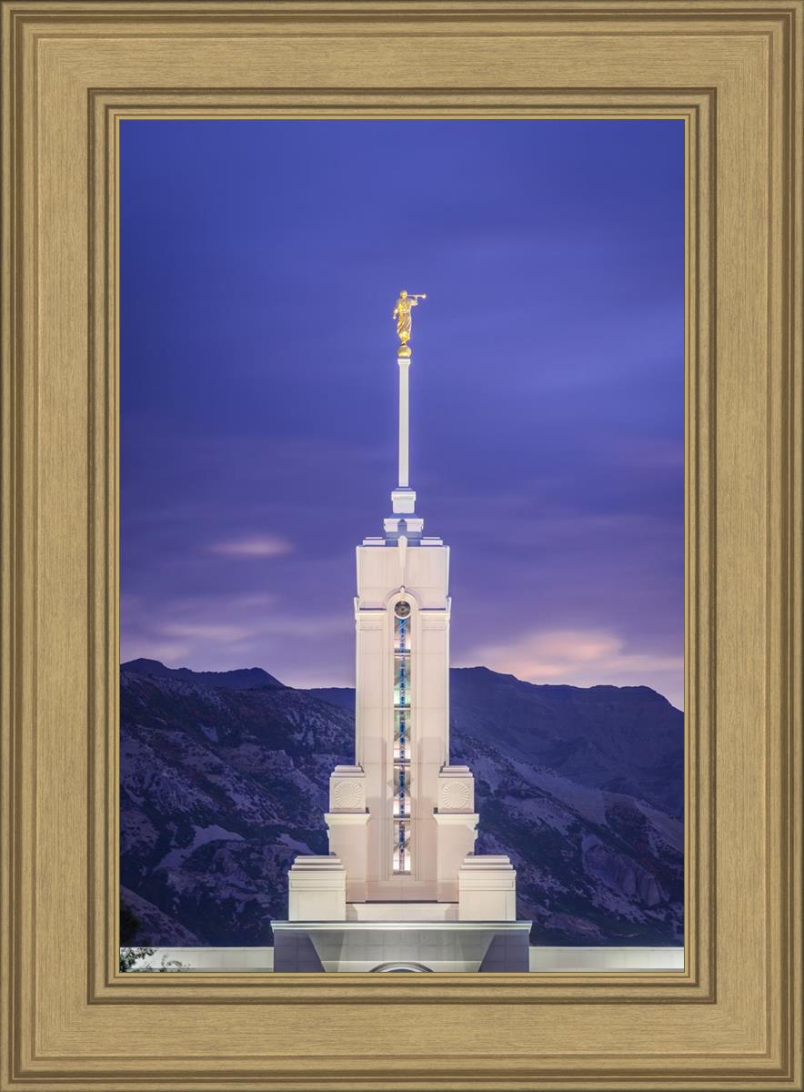Mount Timpanogos Purple Mountains