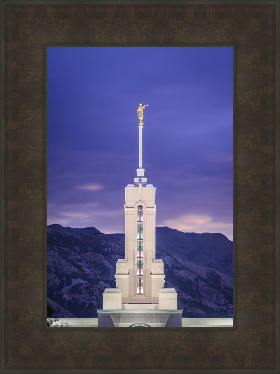 Mount Timpanogos Purple Mountains