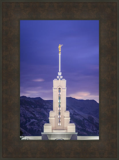 Mount Timpanogos Purple Mountains