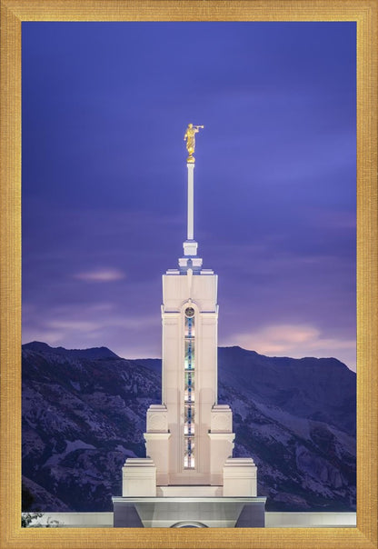 Mount Timpanogos Purple Mountains