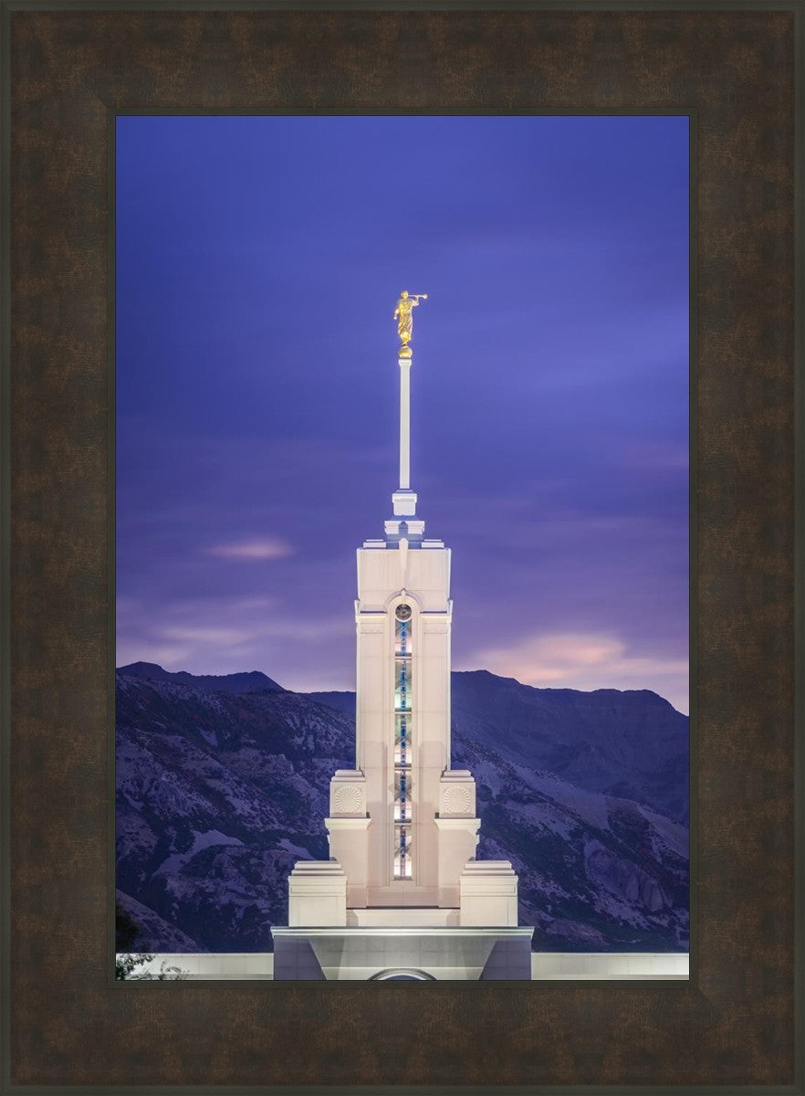 Mount Timpanogos Purple Mountains