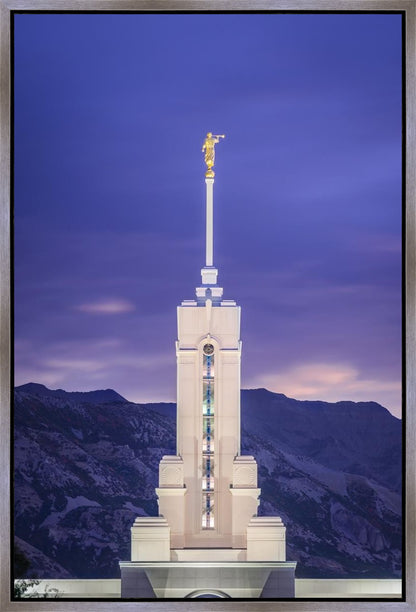 Mount Timpanogos Purple Mountains