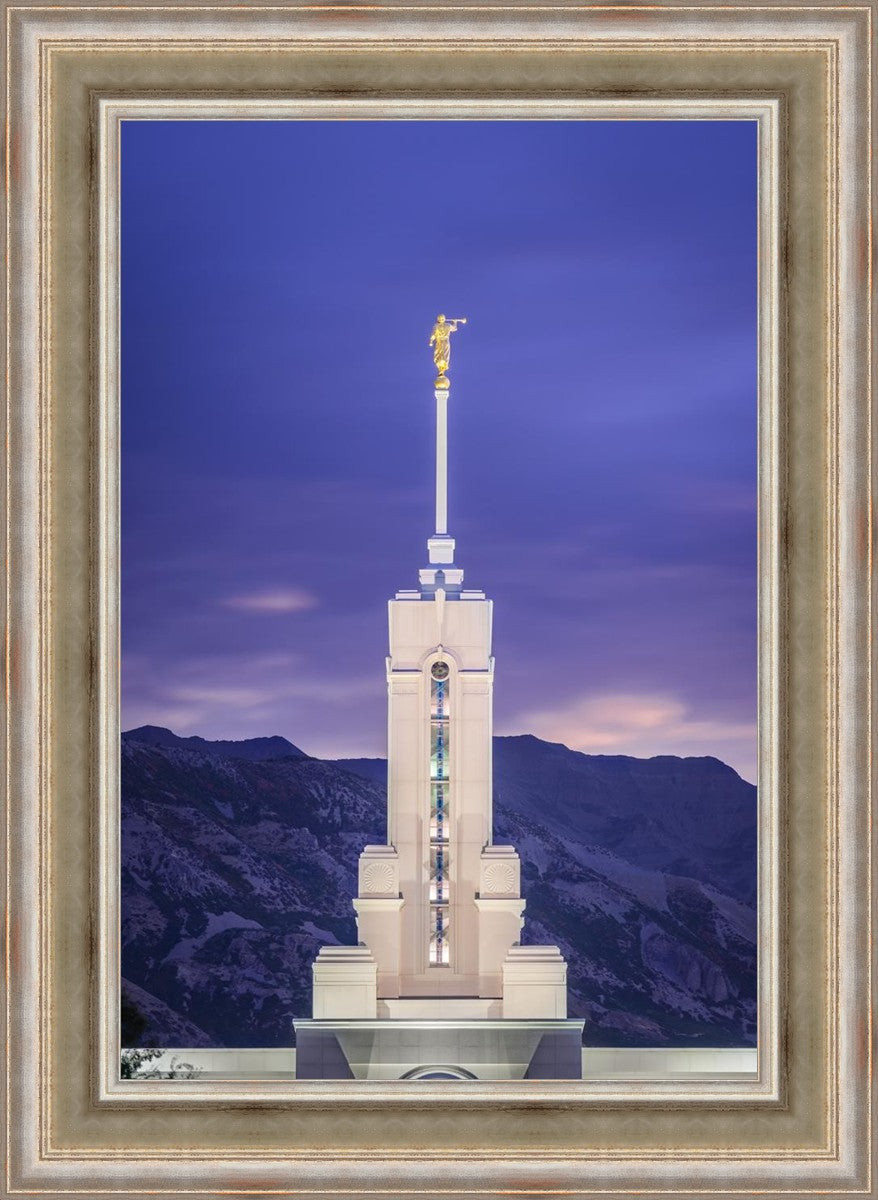 Mount Timpanogos Purple Mountains