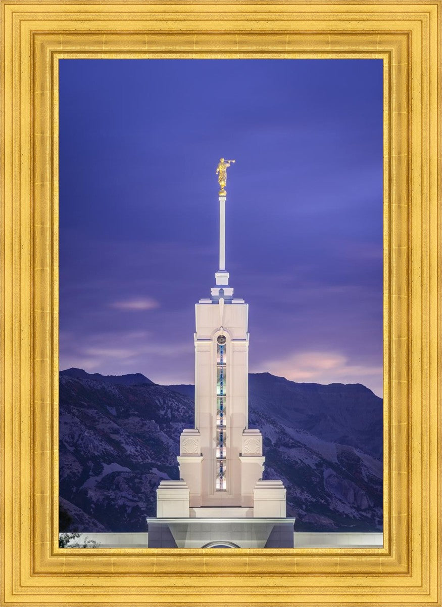 Mount Timpanogos Purple Mountains