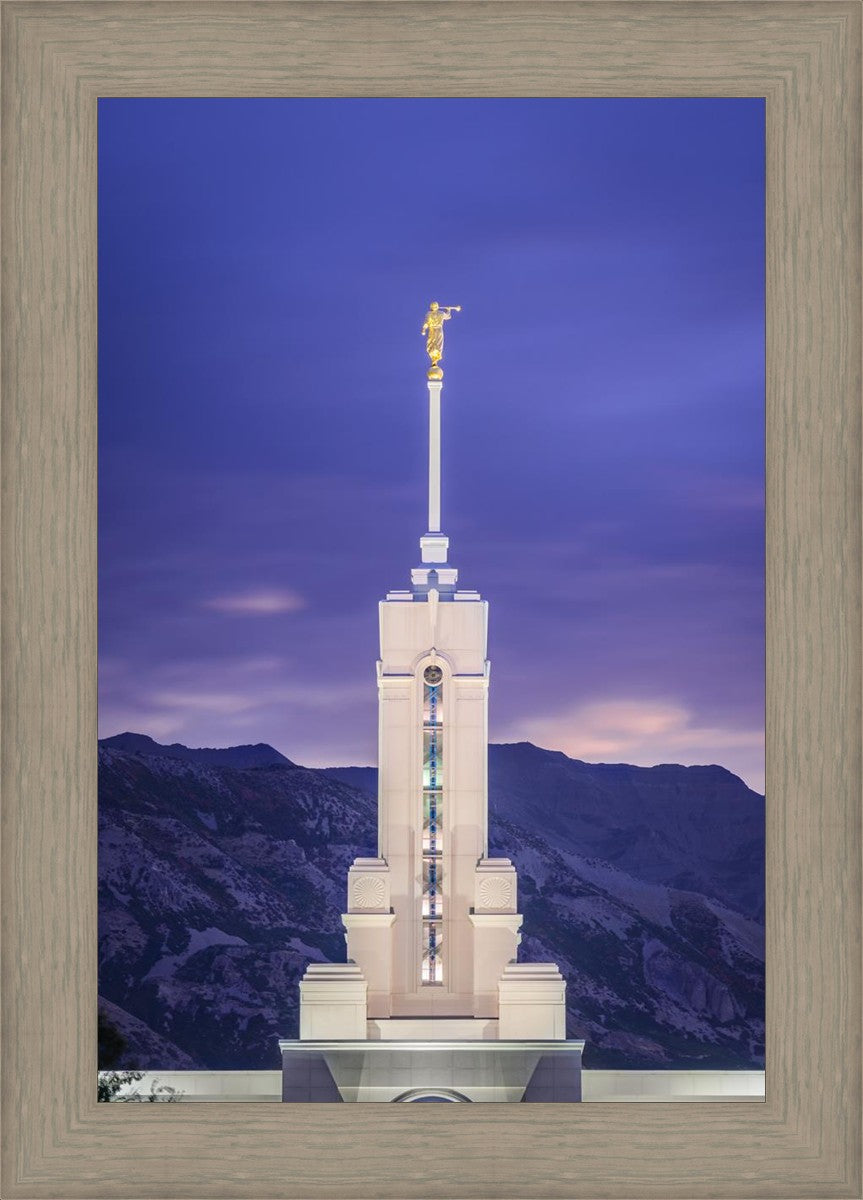 Mount Timpanogos Purple Mountains